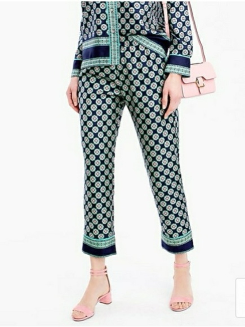 J crew silk foulard pants 100% silk excellent condition size 6